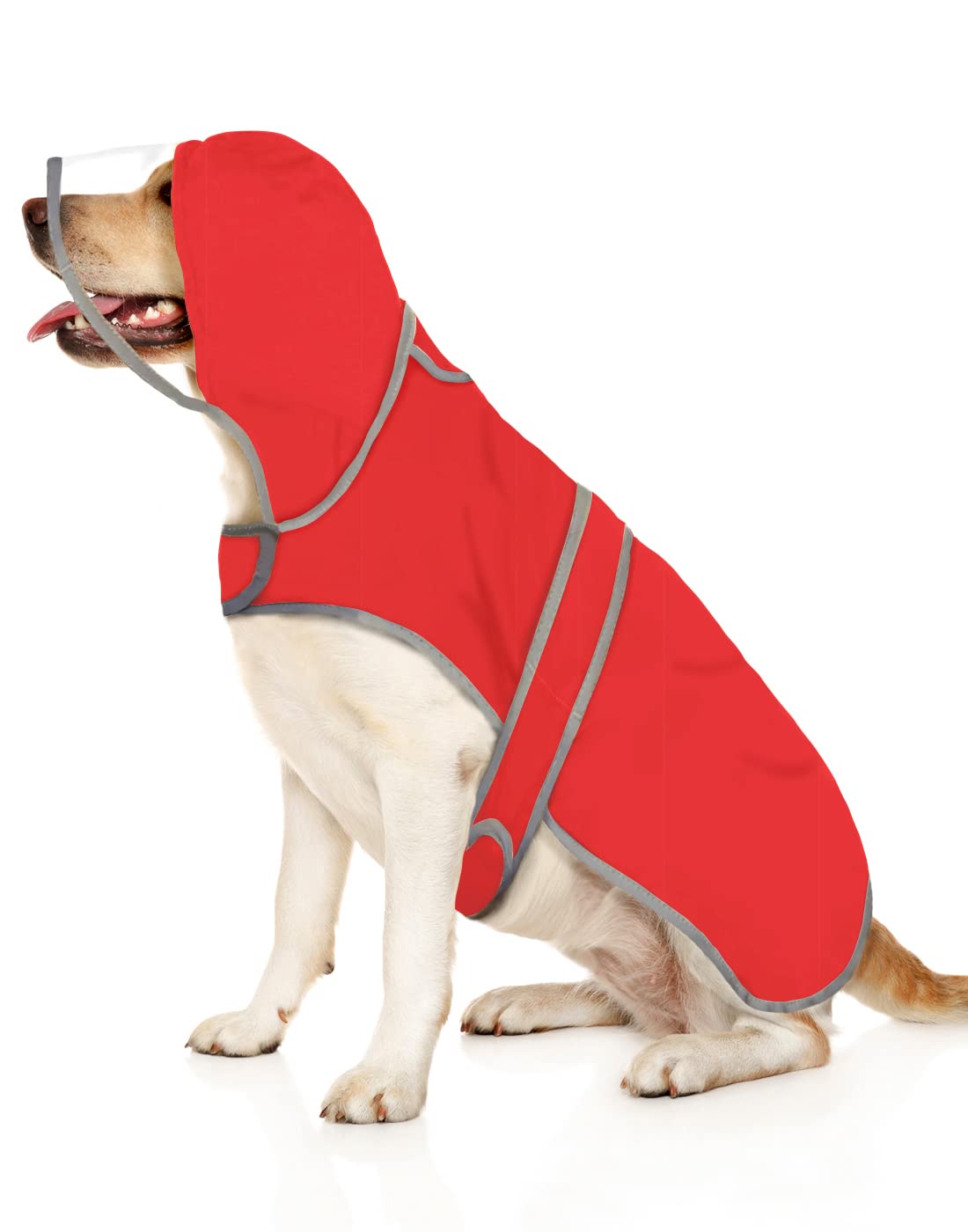 Chubasquero Hde Para Perros Con Capucha Transparente, Impermeable Y Reflectante Para Niños Pequeños - Venta Internac $839
