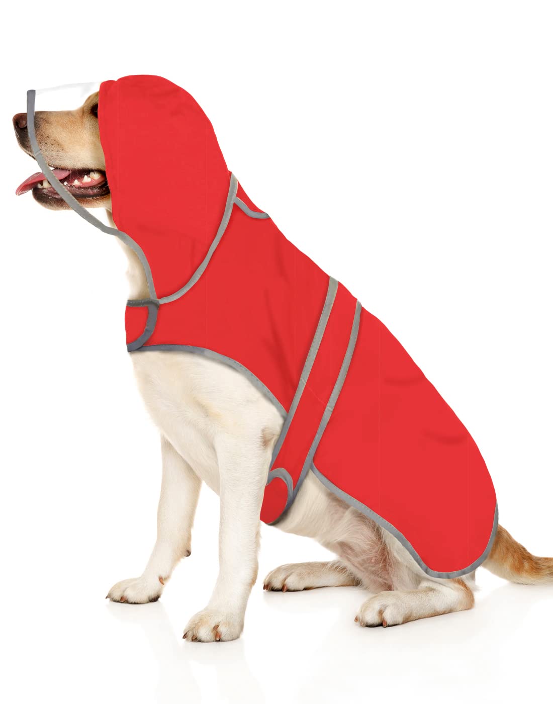 Chubasquero Hde Para Perros Con Capucha Transparente, Impermeable Y Reflectante Para Niños Pequeños - Venta Internac