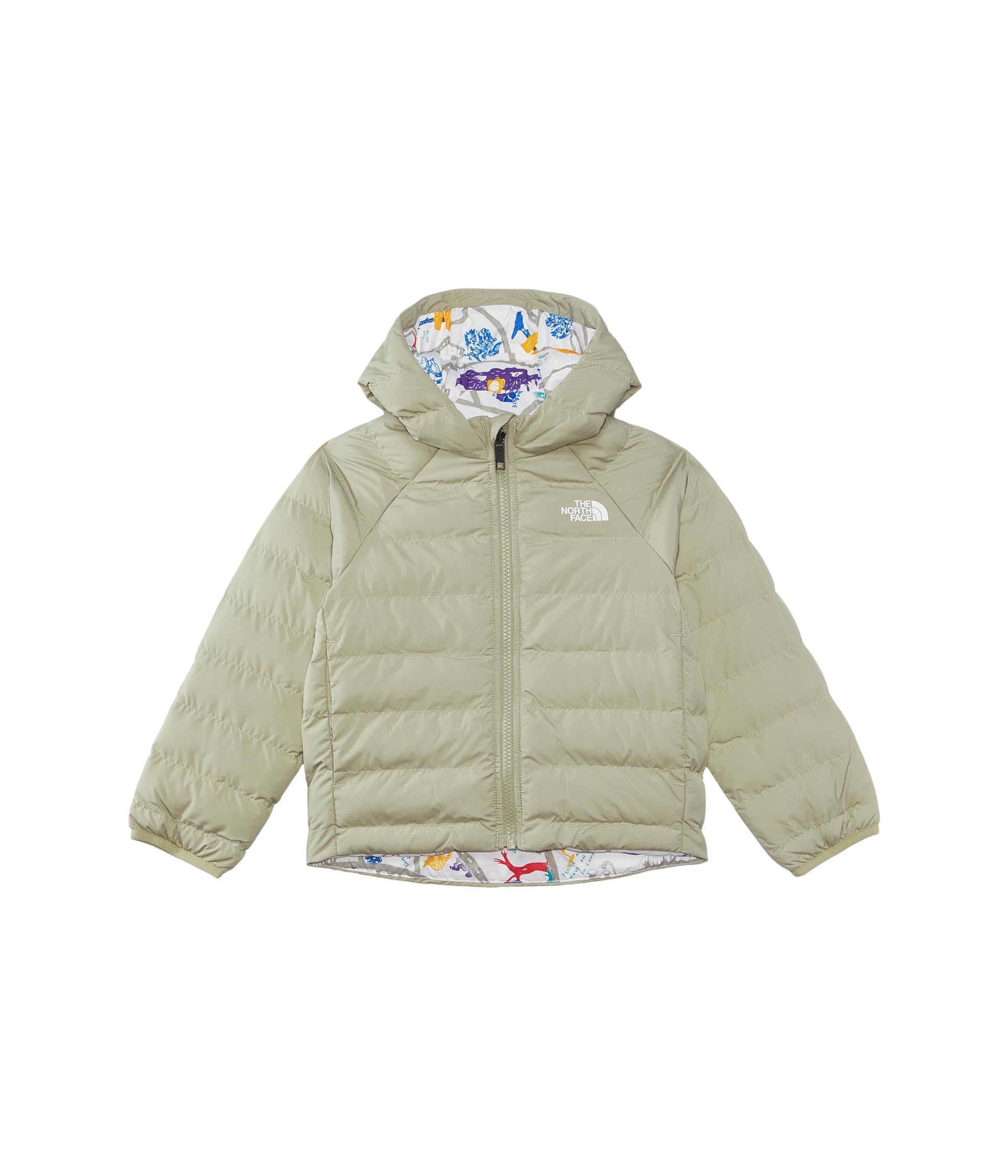 Foto 2 pulgar | Chaqueta The North Face Reversible Para Niños Perrito Clay Grey 5 - Venta Internacional.