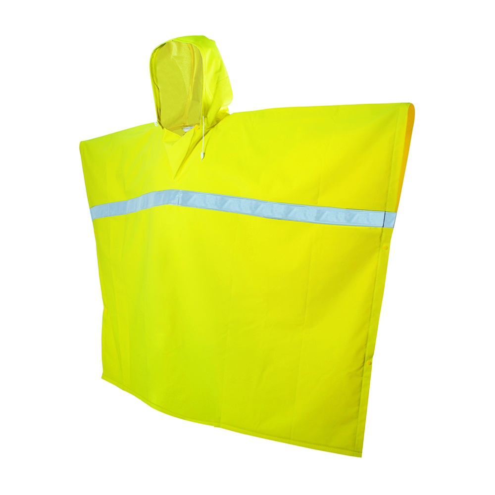 Foto 2 pulgar | Poncho Impermeable Cintas Reflejantes Unitalla Adulto Surtek