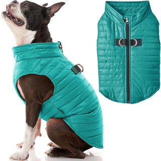 Foto 1 | Chaleco Acolchado Gooby Para Perros, Color Turquesa, Resistente Al Agua - Venta Internacional.