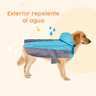Foto 2 | Impermeable Para Perro Gato Ropa De Lluvia Talla Ch Eo Safe Imports Esi-20143 Azul