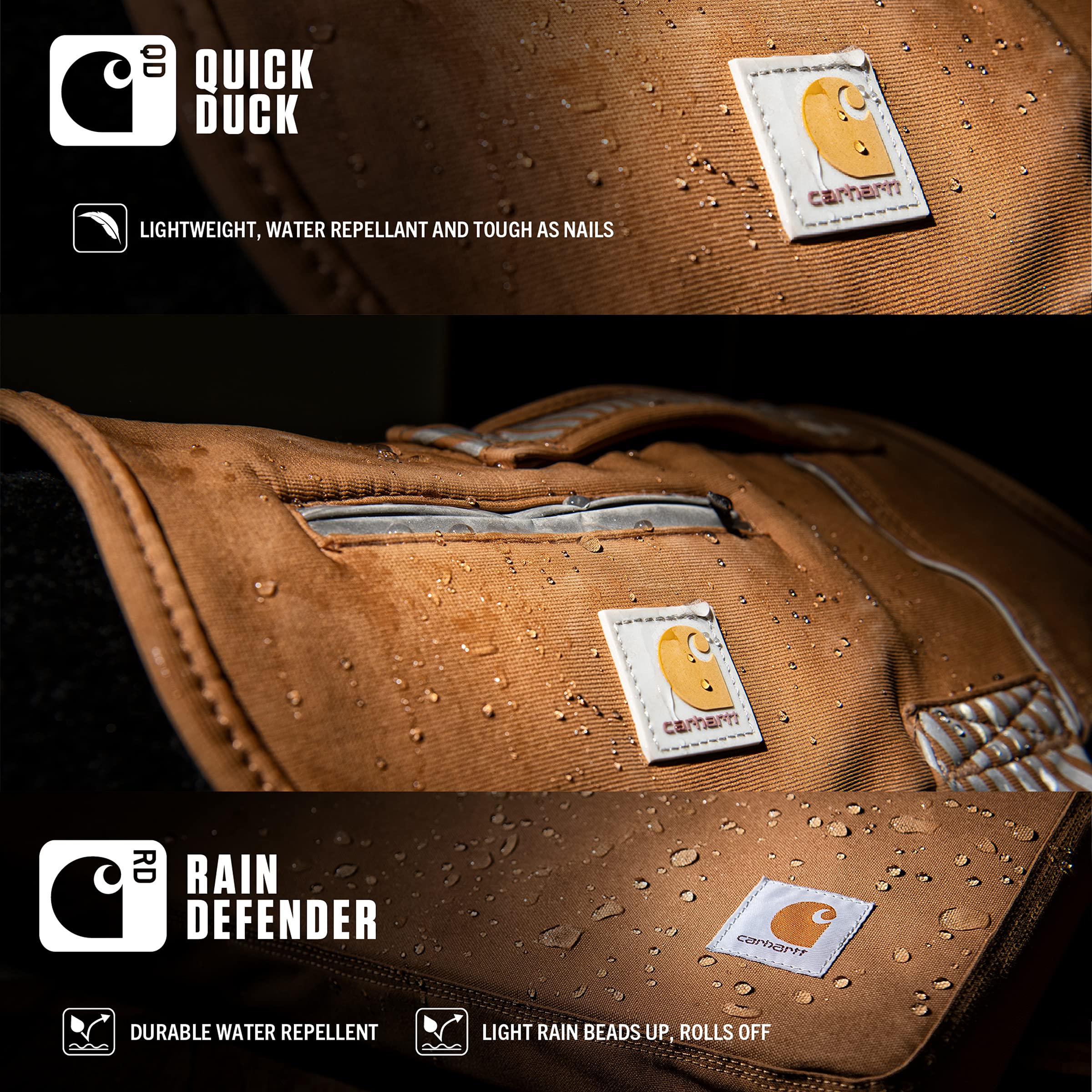Foto 3 pulgar | Chaleco Para Perros Carhartt Quick Duck Jac  Repelente Al Agua  Marrón  Tamaño Grande - Venta Internacional.