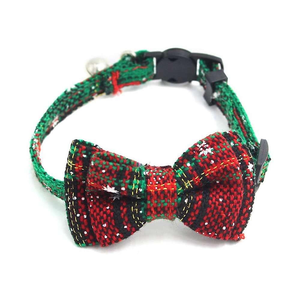 Collar Huoguo Con Hebilla De Seguridad Para Gatos, Diseño Navideño, Tamaño Pequeño, Color Rojo - Venta Internacional.