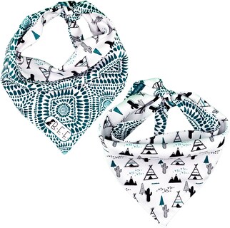 Foto 6 | Kit 3 Bandanas Artesanales Para Perro Bff 036-tipi Paliacate Doble Vista 6 Looks Diferentes.