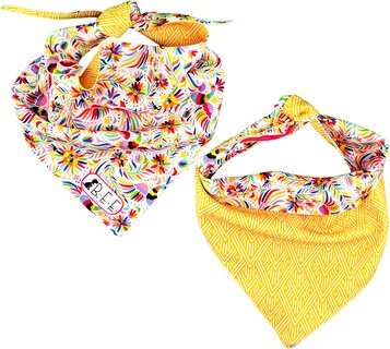Foto 7 | Kit 3 Bandanas Artesanales Para Perro Bff 039-talavera Paliacate Doble Vista 6 Looks Diferentes.