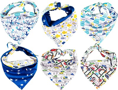 Foto 1 | Kit 3 Bandanas Artesanales Para Perro Bff 035-coches Paliacate Doble Vista 6 Looks Diferentes.