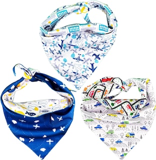 Foto 3 | Kit 3 Bandanas Artesanales Para Perro Bff 035-coches Paliacate Doble Vista 6 Looks Diferentes.