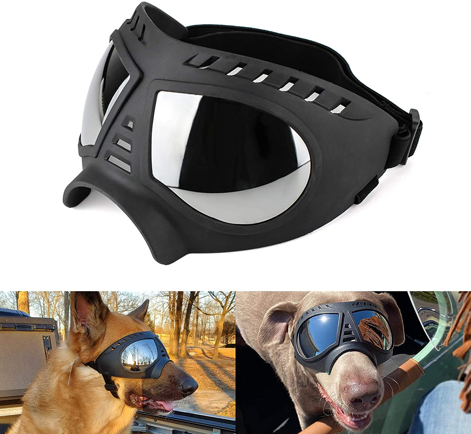 Foto 2 pulgar | Gafas De Sol Para Perros Con Protección Uv Para Mascotas Yuki Black - Venta Internacional.