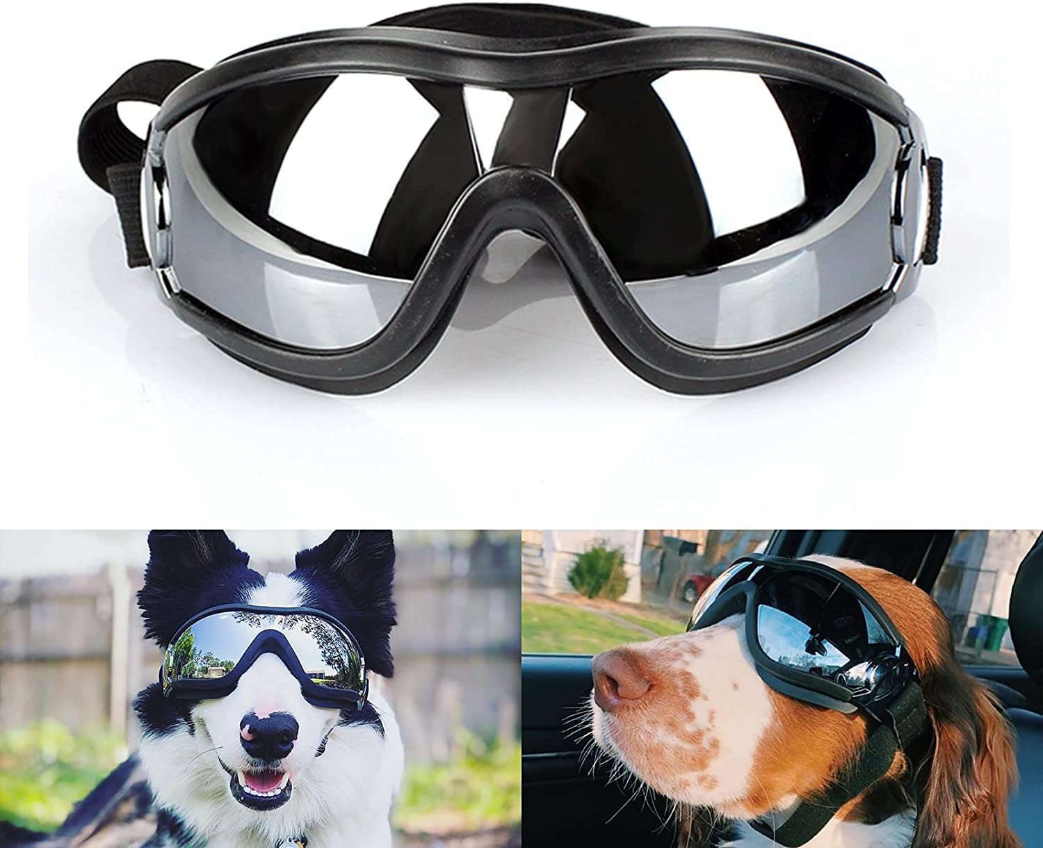 Gafas Para Perros Yuki, Antirayos Uv, Impermeables Y Resistentes Al Viento - Venta Internacional.