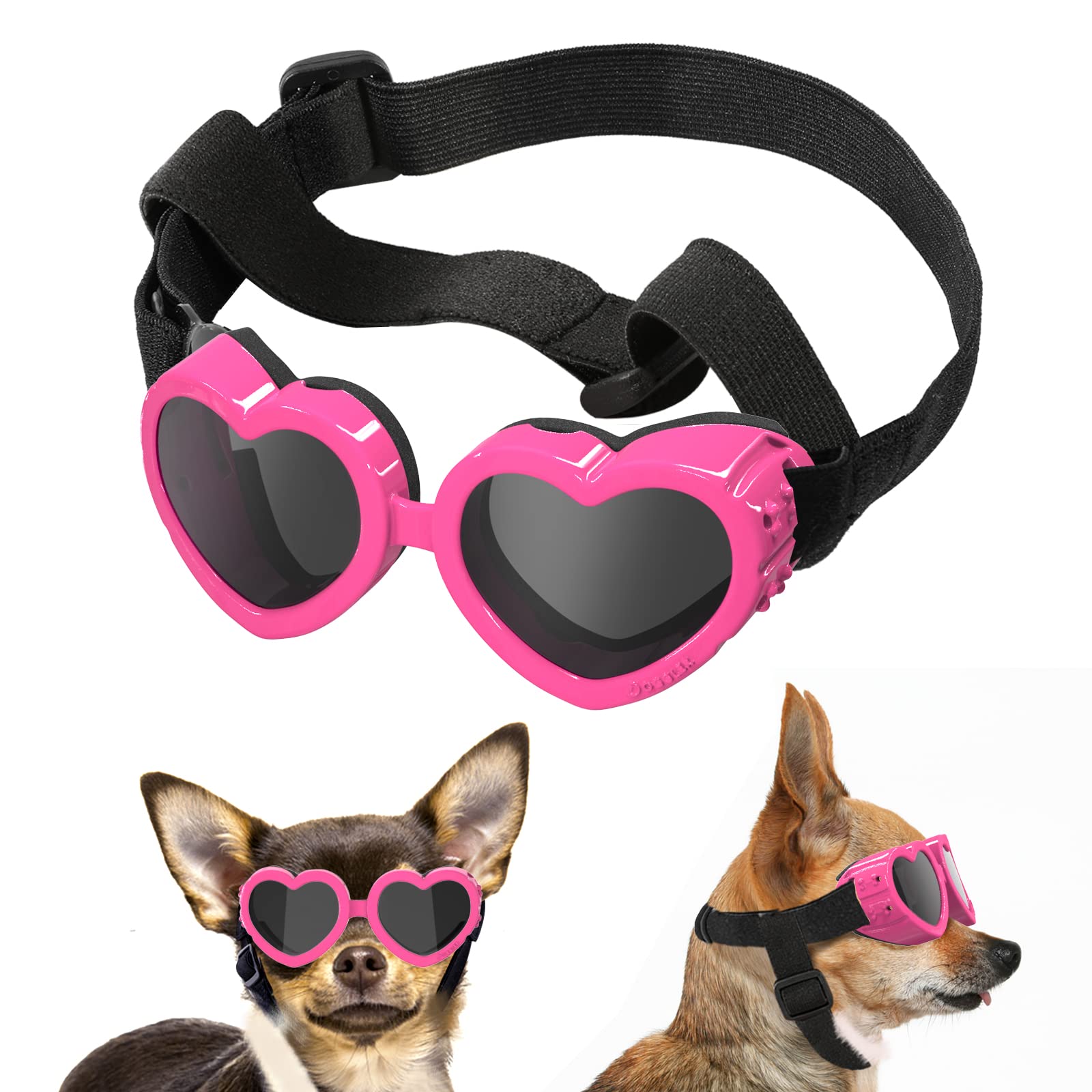 Foto 2 pulgar | Gafas De Sol Para Perros Lewondr Con Protección Uv Para Perros Pequeños - Venta Internacional.