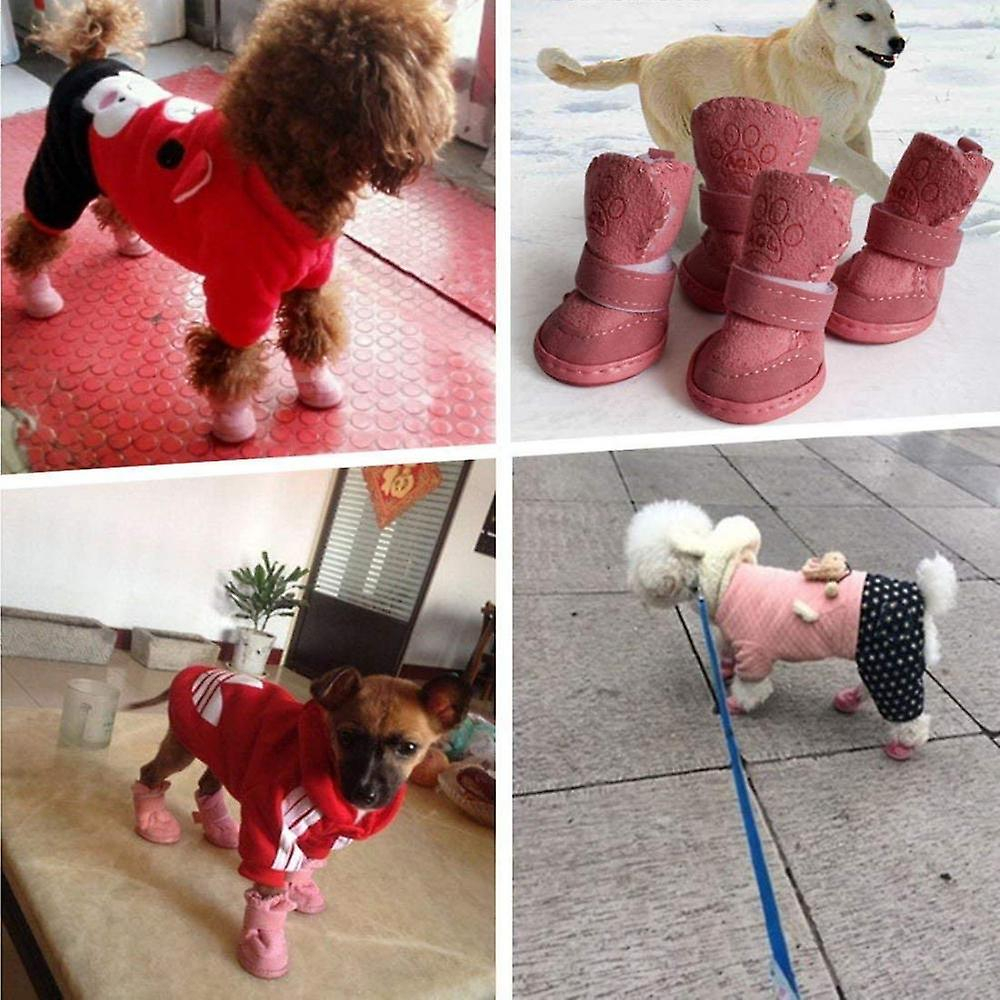 Foto 4 pulgar | Zapatos Para Perros Sanlin Beans Snow Paw Protector Antideslizante Xs - Venta Internacional.