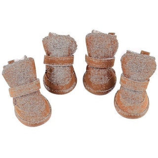 Foto 1 | Botas De Nieve Para Perros Huoguo Para Cachorros Con Correas Ajustables (s) - Venta Internacional.