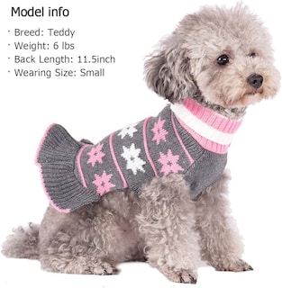 Foto 2 | Vestido Tipo Suéter Con Cuello Alto Para Perros Medianos | Huoguo - Venta Internacional.