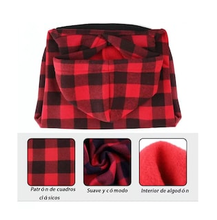 Foto 2 | Suéter Con Capucha Para Perros Talla S Eo Safe Imports Esi-16275 Rojo