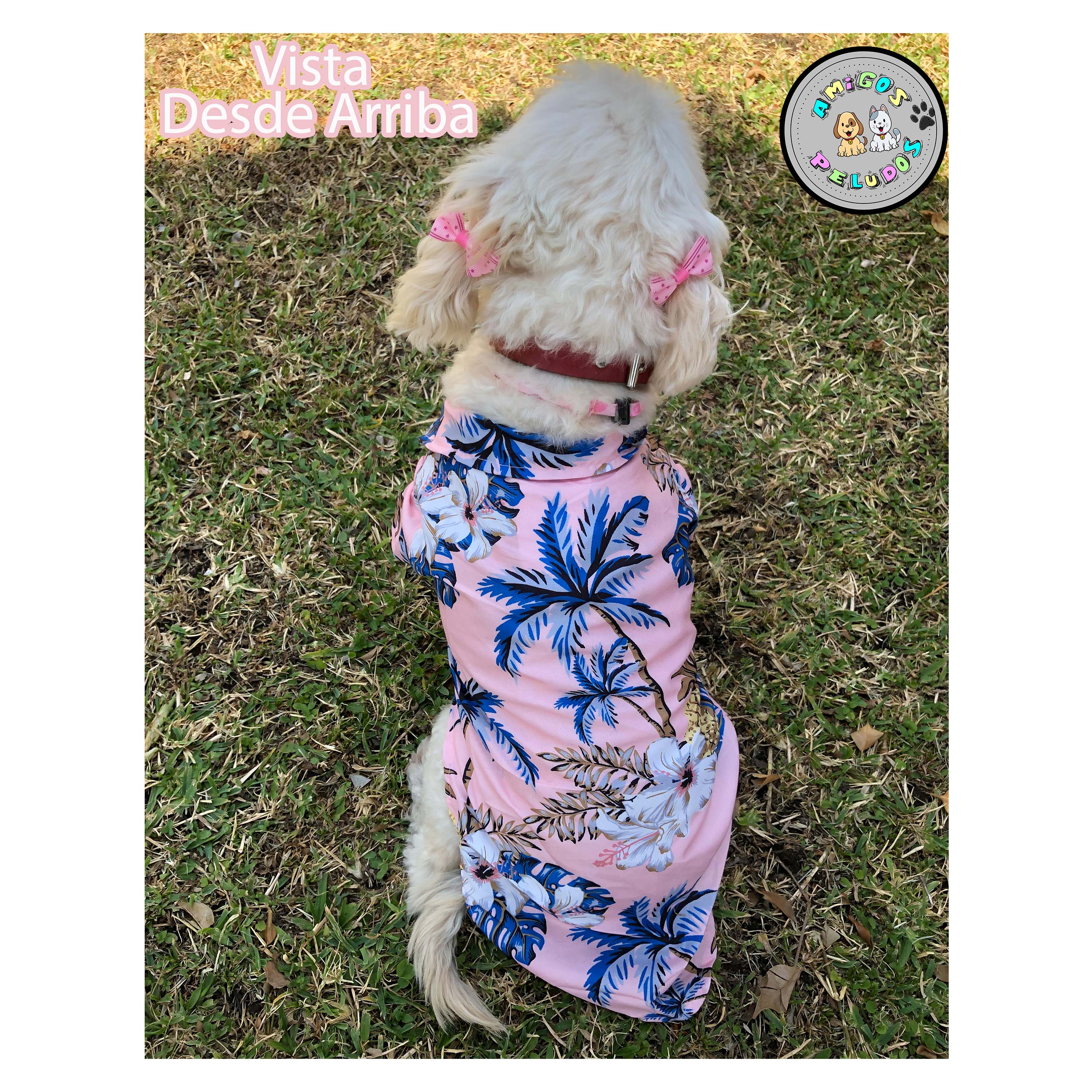 Foto 7 | Camisa Hawaiana para Perro Razas Pequeñas Gato 3 Pack