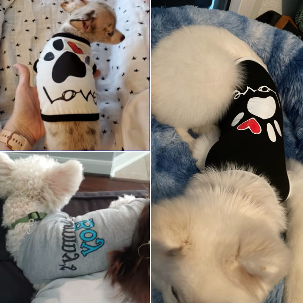 Foto 3 pulgar | Ropa Para Perros Huoguo Camisetas De 4 Piezas Para Perros Pequeños - Venta Internacional.