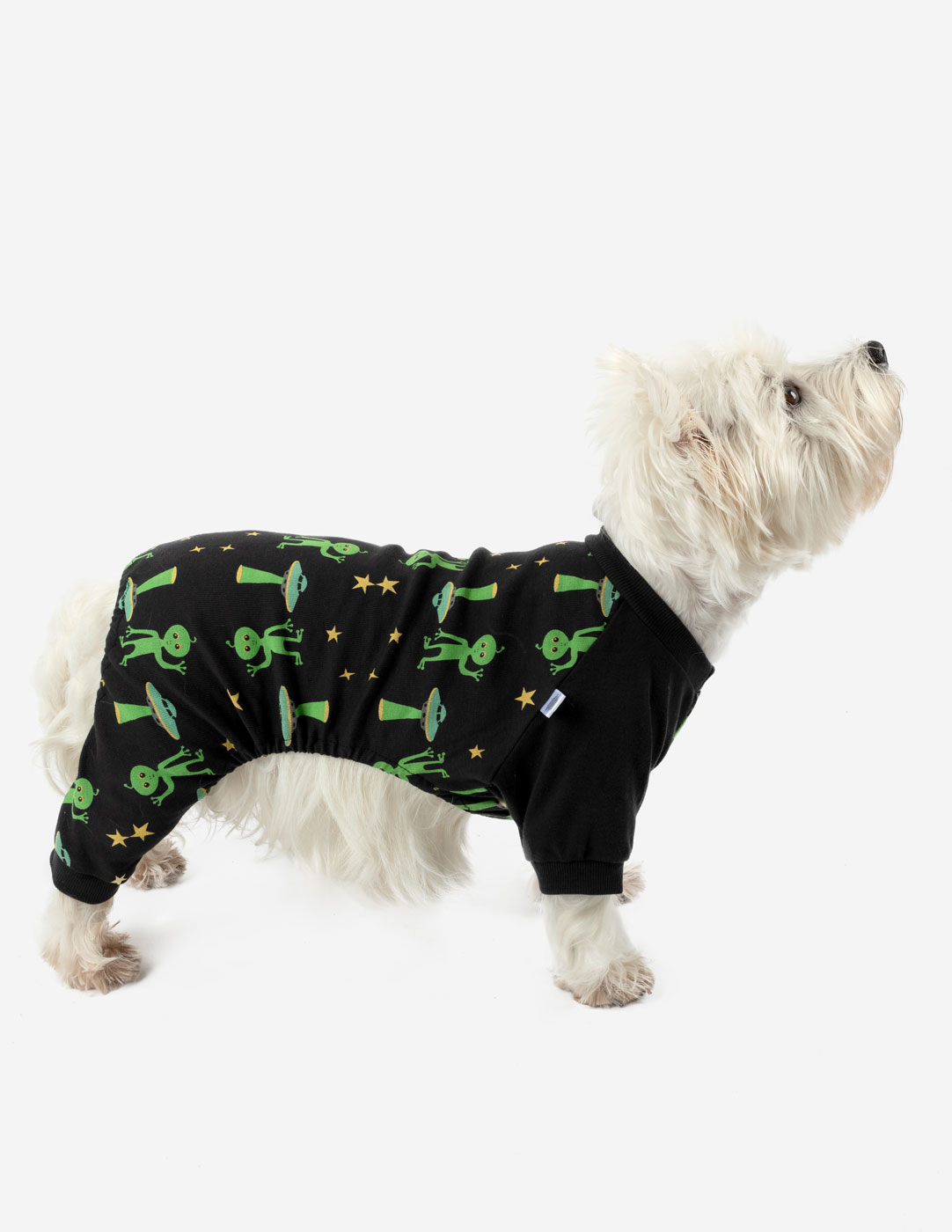 Foto 4 | Pijama Para Perro Leveret De Algodón Con Estampado Alienígena - Venta Internacional.