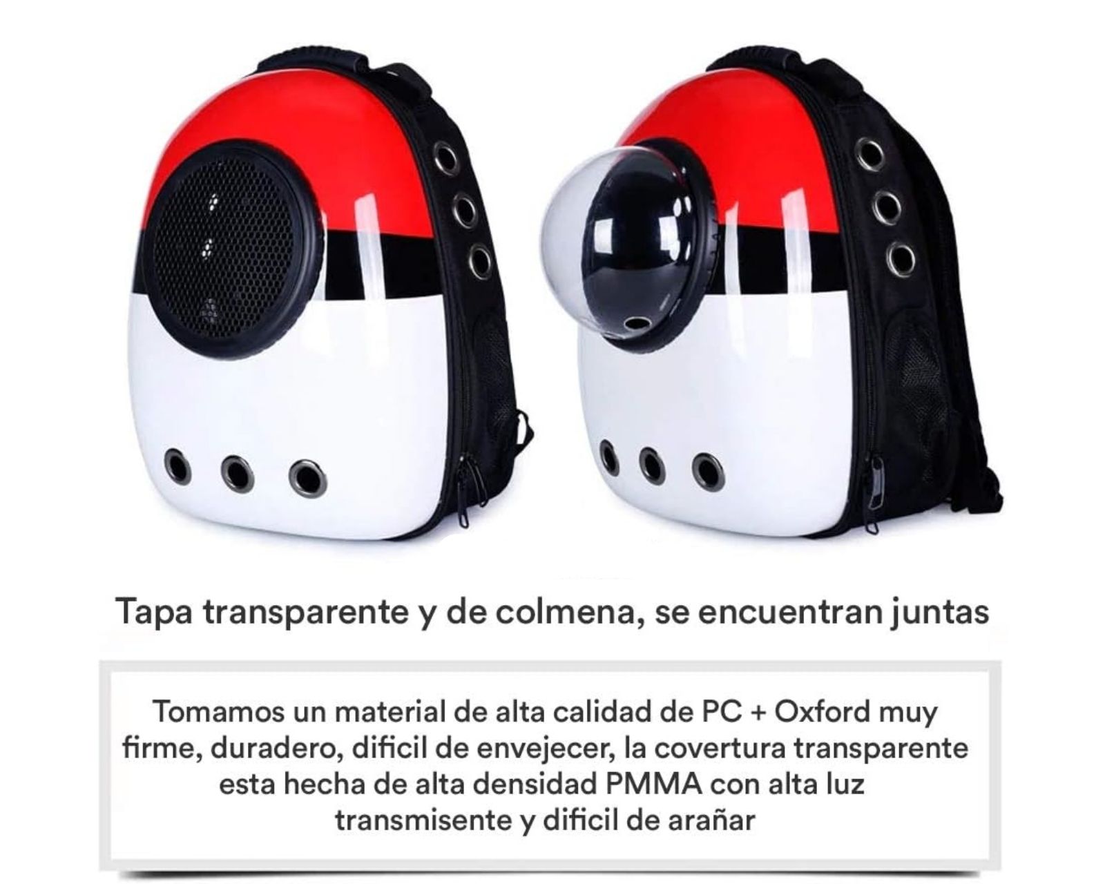 Foto 5 pulgar | Mochila Portátil Transportadora para Mascotas con Cápsula