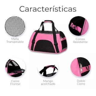 Foto 3 | Mochila Transportadora para Mascota Eo Safe Imports Esi-8848 Rosa