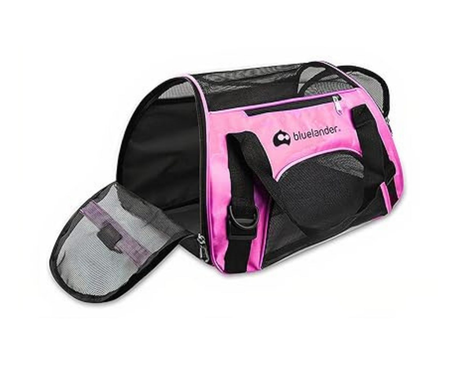 Transportadora de Mascotas Bluelander SHDG-1208 Rosa para Razas Pequeñas