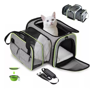 Foto 3 | Mochila para Transporte de Mascotas Eo Safe Imports ESI-12207 Gris Ampliable