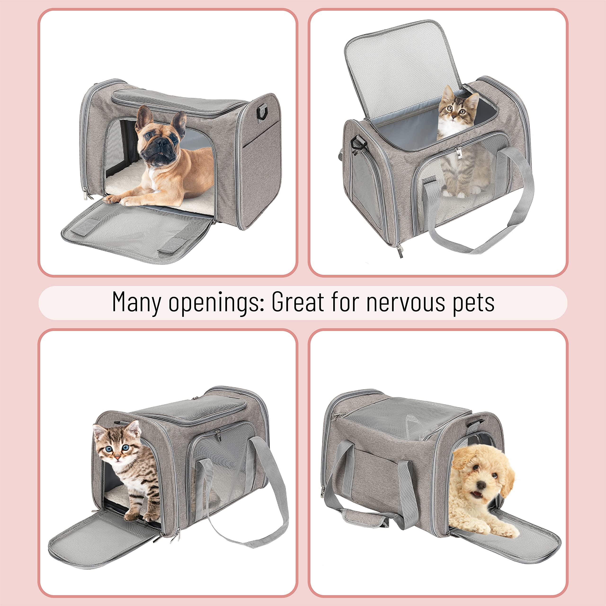 Foto 8 pulgar | Transportín Para Mascotas Mr. Pen Para Perros Y Gatos De Hasta 6,8 Kg - Venta Internacional.