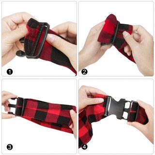Foto 6 | Transportín Para Mascotas Jekeno, Correa Ajustable Para Perros Pequeños Y Gatos, Color Rojo - Venta Internacional.