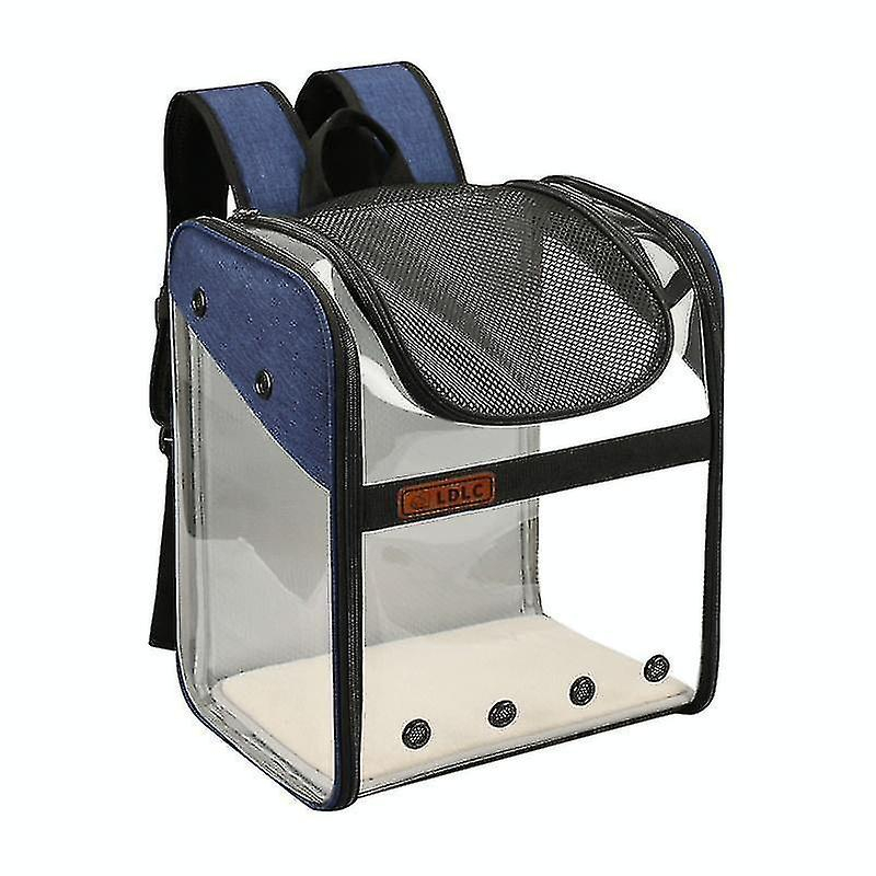 Foto 2 pulgar | Mochila Transpirable Para Mascotas Bird Cage Bird Baths Ldlc, Azul Oscuro - Venta Internacional.