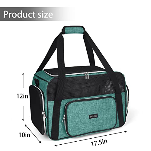 Foto 3 pulgar | Transportín De Viaje Para Mascotas Baglher Para Gatos Pequeños Y Medianos Y Perros, Color Verde - Venta Internacional.