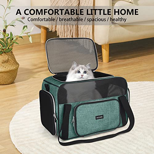 Foto 8 pulgar | Transportín De Viaje Para Mascotas Baglher Para Gatos Pequeños Y Medianos Y Perros, Color Verde - Venta Internacional.