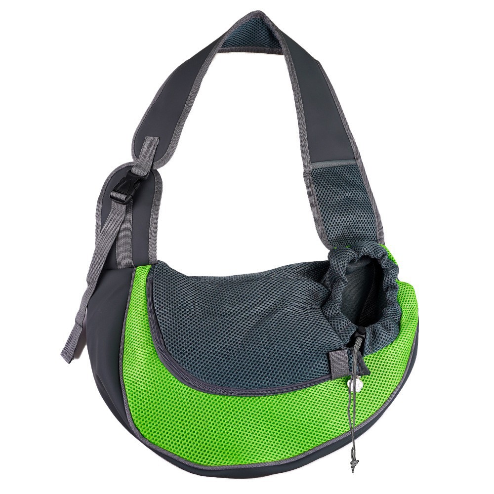 Bolsa De Hombro Portátil De Seguridad Para Viajes Con Bandolera Para Mascotas, Color Verde - Venta Internacional.