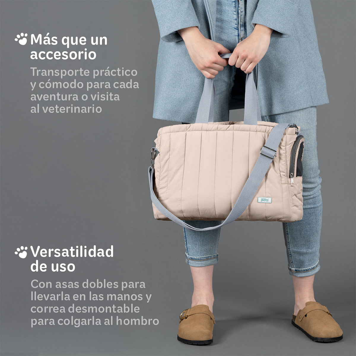 Foto 2 | Bolsa Transportadora Para Mascota Esquimal Khaki