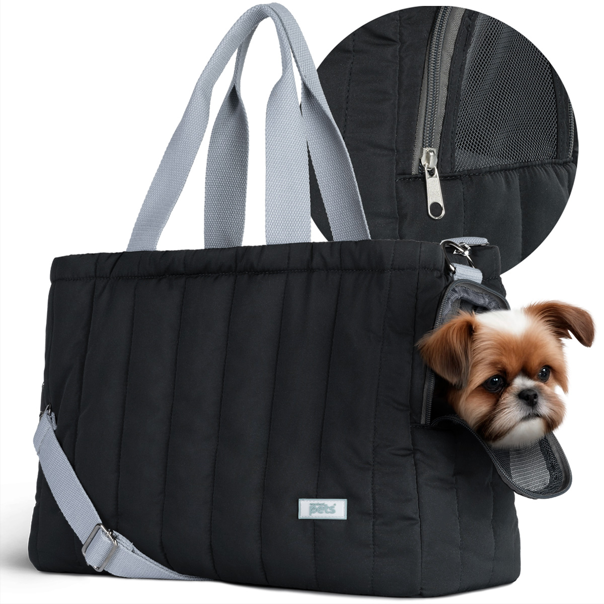 Foto 1 | Bolsa Transportadora Para Mascota Esquimal Negro