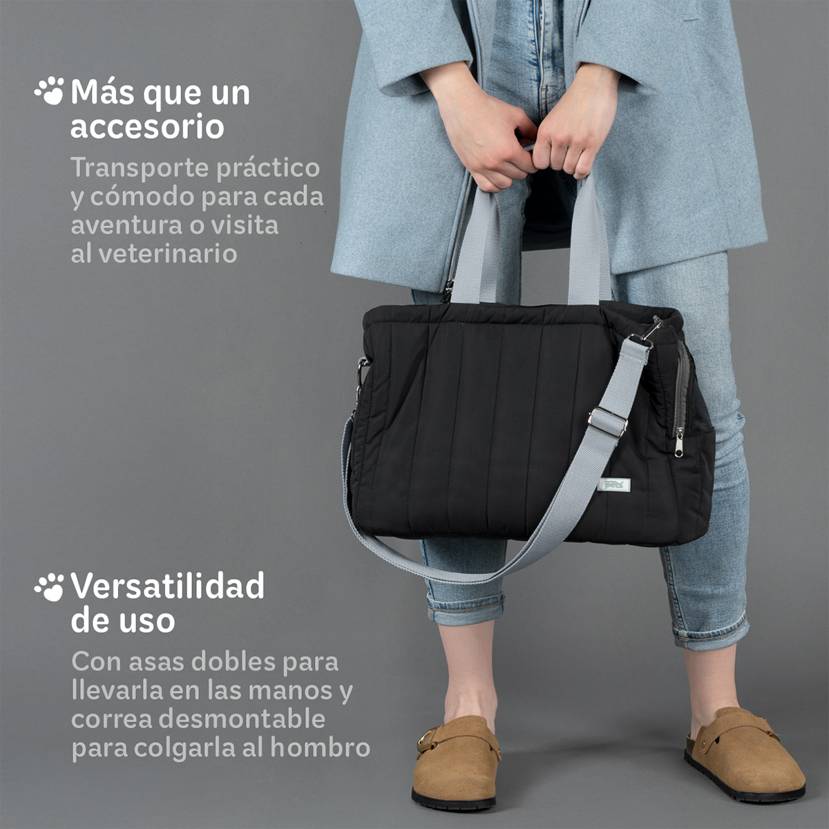 Foto 3 pulgar | Bolsa Transportadora Para Mascota Esquimal Negro