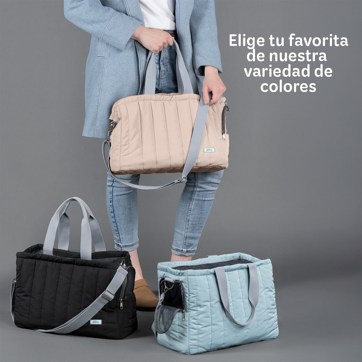 Foto 7 pulgar | Bolsa Transportadora Para Mascota Esquimal Negro