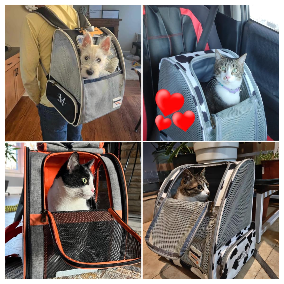 Foto 2 | Mochila Transportadora De Mascotas Montana West Cat Para Perros Pequeños Y Medianos - Venta Internacional.