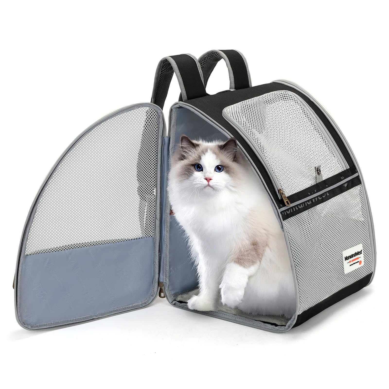 Foto 3 | Mochila Transportadora De Mascotas Montana West Cat Para Perros Pequeños Y Medianos - Venta Internacional.