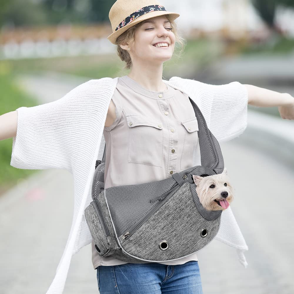 Foto 6 pulgar | Mochila Portabebés Petami Para Perros Y Gatos Pequeños, Color Gris - Venta Internacional.