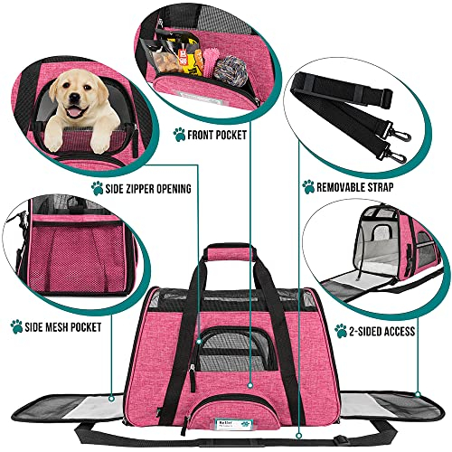 Foto 3 | Transportín De Viajes Para Mascotas Petami Premium Airline Aprobado - Venta Internacional.