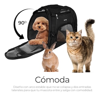 Foto 5 | Transportadora Maleta Mascota Negro
