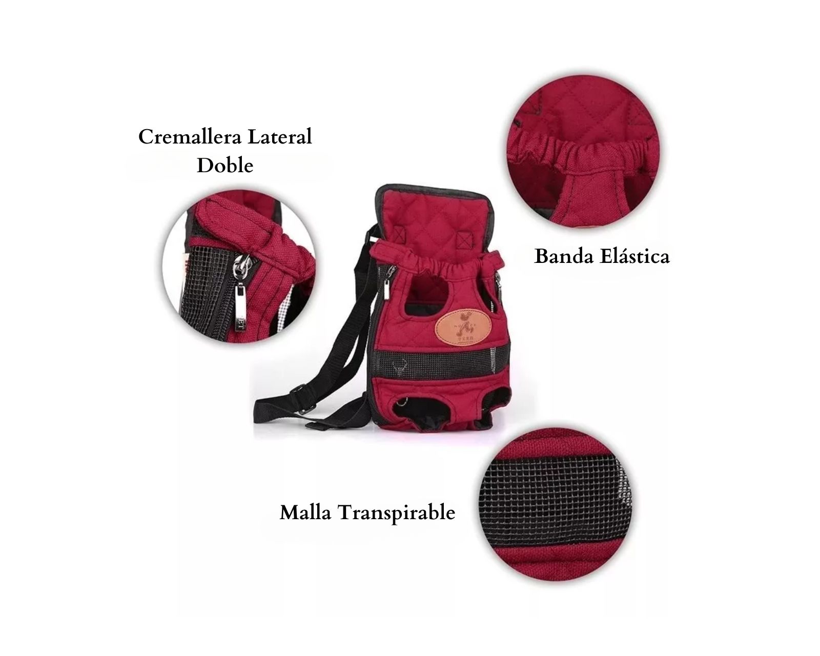 Foto 4 pulgar | Cangurera Transportadora Para Perro Y Gato Talla Xl