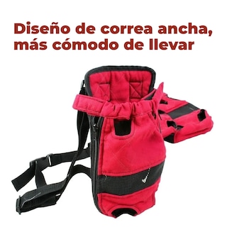 Foto 4 | Cangurera Transportadora Para Perro Y Gato Color Rojo Talla Chica