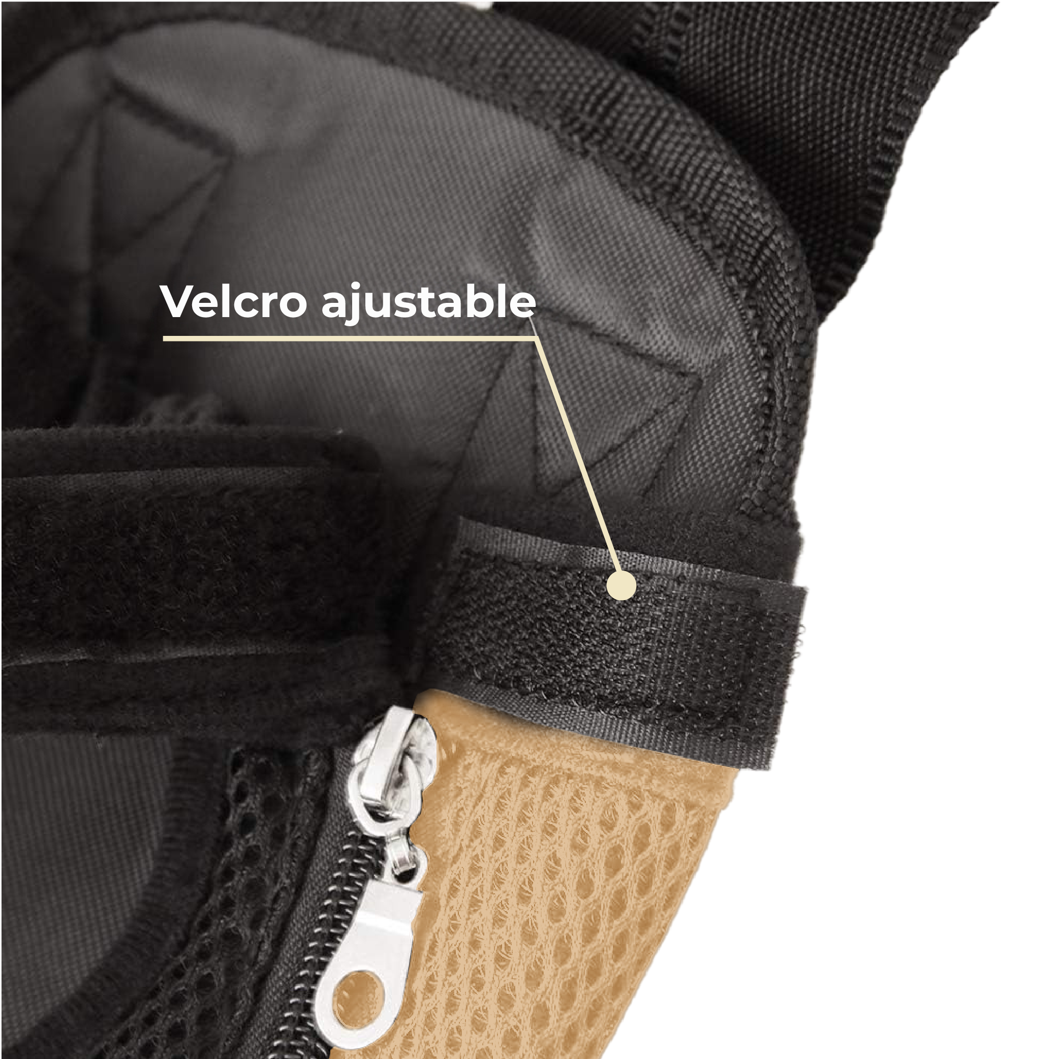 Foto 5 pulgar | Cangurera Transportadora Color Beige Para Perro Y Gato Talla L