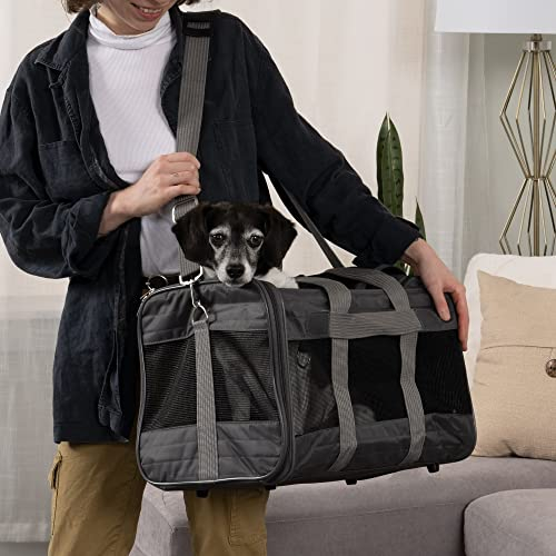 Foto 2 | Transportín Para Mascotas Sherpa Original Deluxe Travel Gris Antracita L - Venta Internacional.