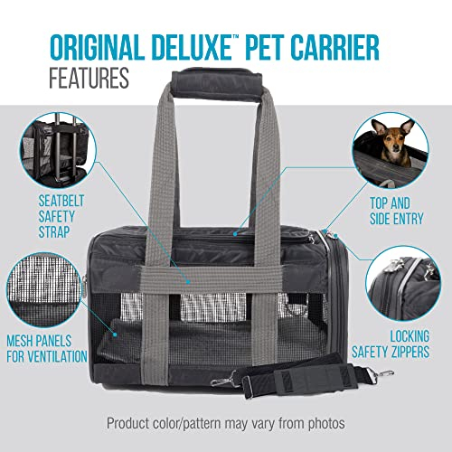 Foto 7 pulgar | Transportín Para Mascotas Sherpa Original Deluxe Travel Gris Antracita L - Venta Internacional.