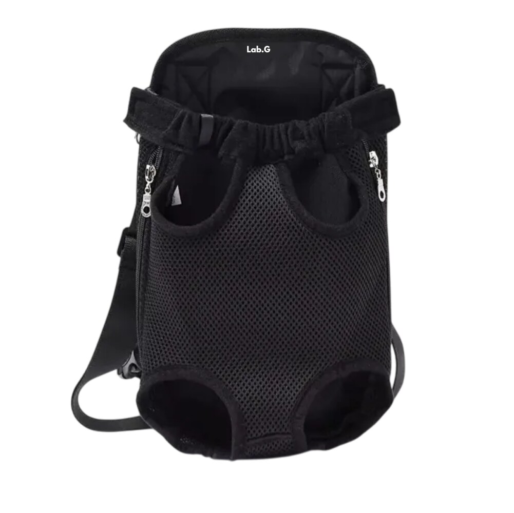 Cangurera Transportador Lab.g Para Mascota Talla Negro-extra Grande