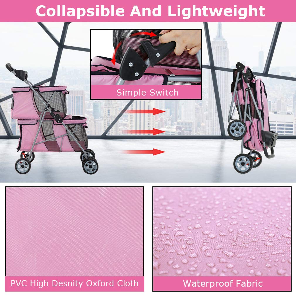 Foto 4 pulgar | Pet Stroller Bestpet, Cochecito Para Correr Para Perros Y Gatos Con Bolsa De Transporte - Venta Internacional.