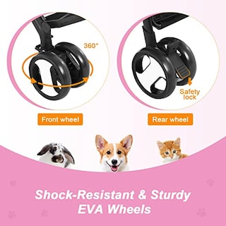 Foto 6 | Cochecito Para Mascotas Bestpet Premium 3 En 1 Multifunción Morado - Venta Internacional.