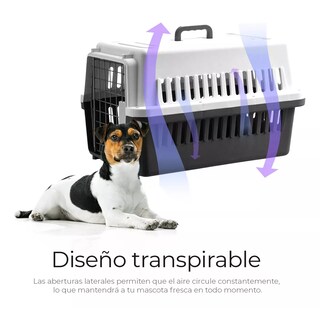 Foto 2 | Jaula Transportadora Portátil para Mascota Eo Safe Imports Esi-9791 Negro
